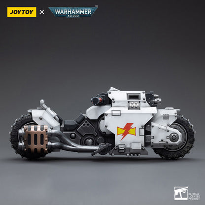 Warhammer 40k Vehicle 1/18 White Scars Raider-pattern Combat Bike 22 cm - Joy Toy Action Figures
