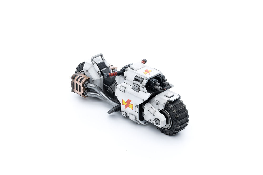Warhammer 40k Vehicle 1/18 White Scars Raider-pattern Combat Bike 22 cm - Joy Toy Action Figures
