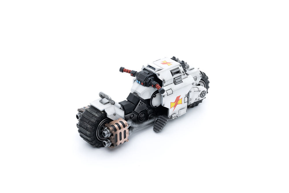 Warhammer 40k Vehicle 1/18 White Scars Raider-pattern Combat Bike 22 cm - Joy Toy Action Figures