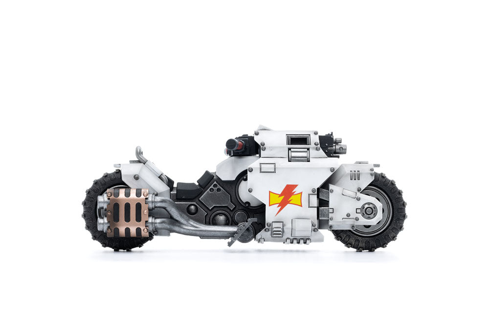 Warhammer 40k Vehicle 1/18 White Scars Raider-pattern Combat Bike 22 cm - Joy Toy Action Figures