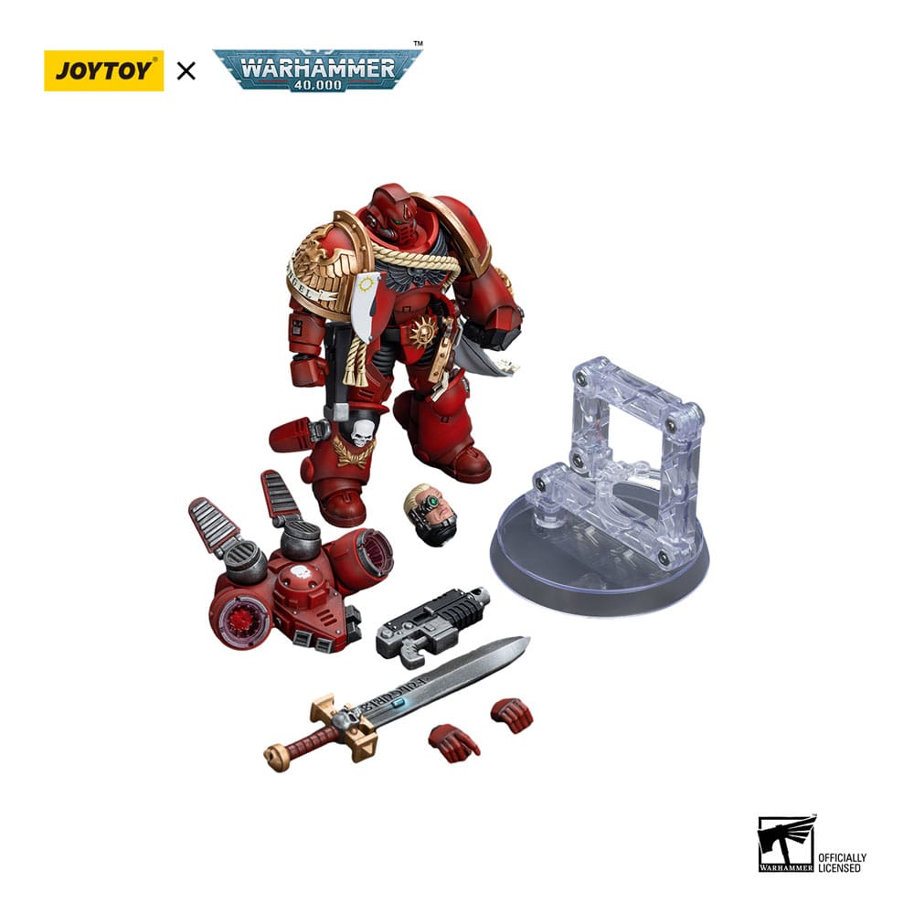 Warhammer The Horus Heresy Action Figure 1/18 Blood Angels Captain With Jump Pack - Joy Toy Action figures