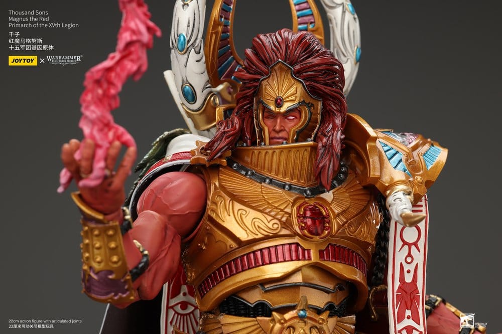 Warhammer The Horus Heresy Action Figure 1/18 Thousand sons Magnus the Red Primarch of the XVth Legion 22 cm - Joy Toy Action Figures