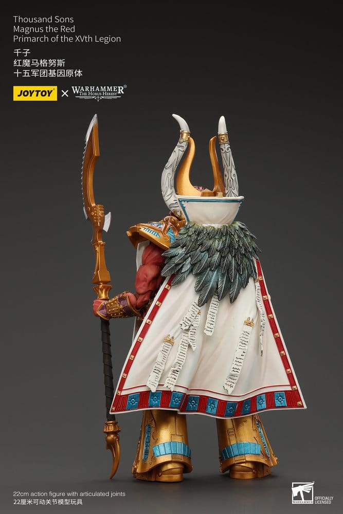 Warhammer The Horus Heresy Action Figure 1/18 Thousand sons Magnus the Red Primarch of the XVth Legion 22 cm - Joy Toy Action Figures