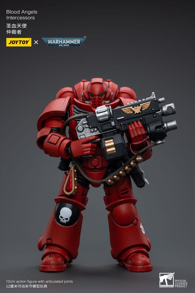 Warhammer 40k Action Figure 1/18 Blood Angels Intercessors 12 cm - Joy Toy (CN) Action figures