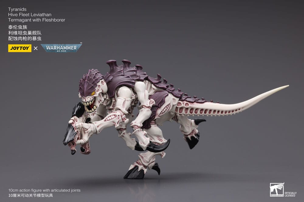 Warhammer 40k Action Figure 1/18 Tyranids Hive Fleet Leviathan Termagant with Fleshborer - Joy Toy Action figures