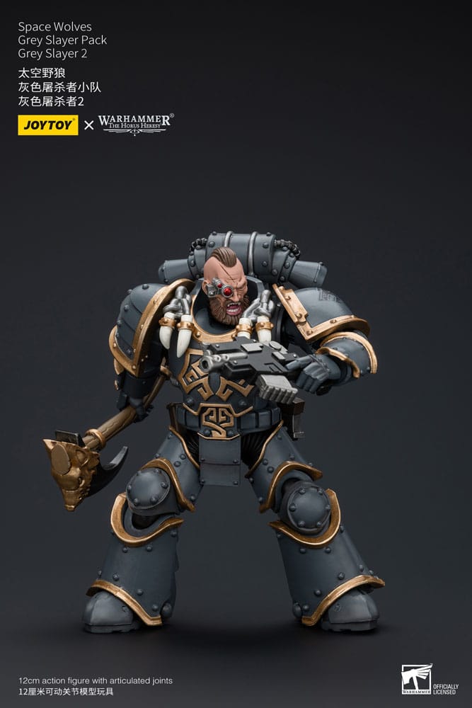 Warhammer The Horus Heresy Action Figure 1/18 Space Wolves Grey Slayer Pack Grey Slayer 2 - Joy Toy Action figures