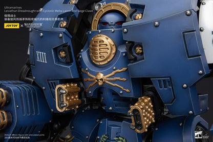 Warhammer The Horus Heresy Action Figure 1/18 Ultramarines Leviathan Dreadnought with Cyclonic Melta Lance And Siege Claws 29 cm - Joy Toy Action figures