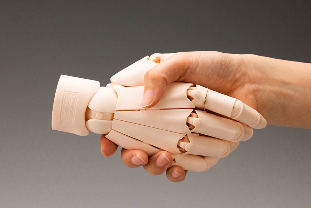 Takahiro Kagami PVC Artist Support Item Hand 1/1 Model/L Pale Orange 21 cm - Kotobukiya Statues