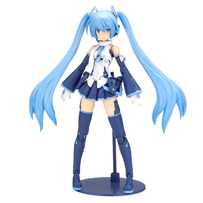Frame Arms Girl x Hatsune Miku Plastic Model Kit Frame Music Girl Snow Miku Another Color Ver. 15 cm - Kotobukiya Model kits