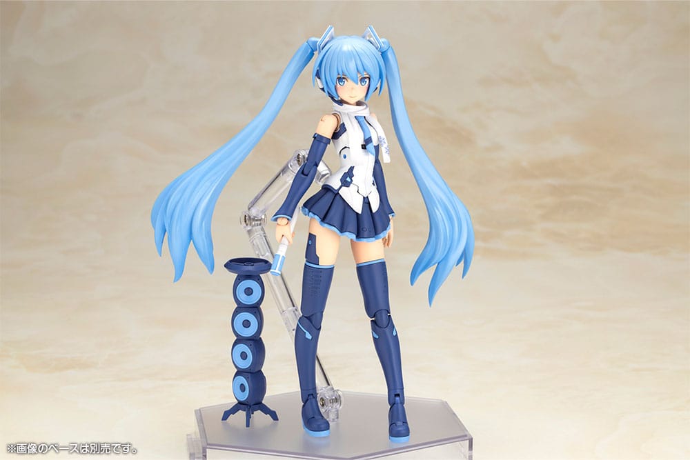 Frame Arms Girl x Hatsune Miku Plastic Model Kit Frame Music Girl Snow Miku Another Color Ver. 15 cm - Kotobukiya Model kits