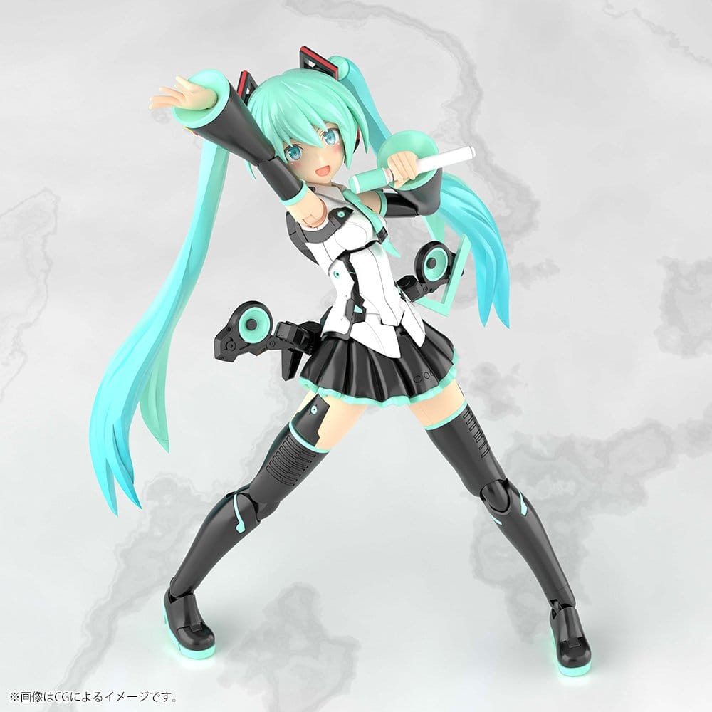 Frame Arms Girl Plastic Model Kit Grande Scale Frame Music Girl Hatsune Miku 25 cm - Kotobukiya Model Kits