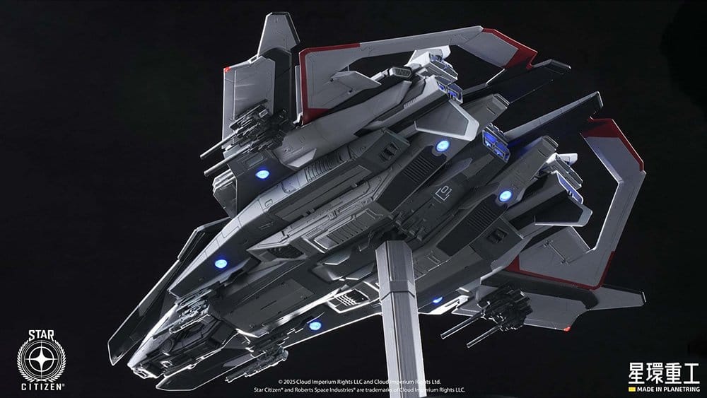 Star Citizen Pre-assembled Plastic Model Kit 1/100 Anvil F8C Lightning Pre-Assembled Finished Model Ver. 25 cm