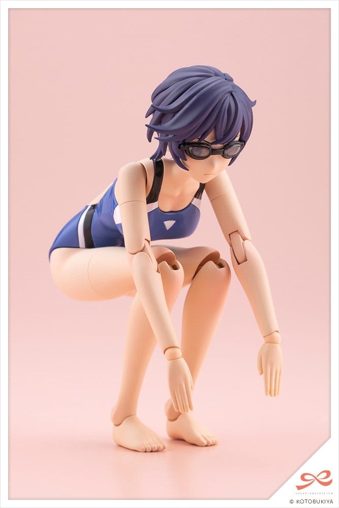 Sousaishojoteien Plastic Model 1/10 Rui Saotome Touou High School Competitive Swimsuit 16 cm - Kotobukiya Models & Kits