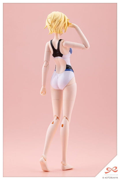 Sousaishojoteien Plastic Model 1/10 Rui Saotome Touou High School Competitive Swimsuit Dreaming Style White Dolphin 16 cm - Kotobukiya Models & Kits