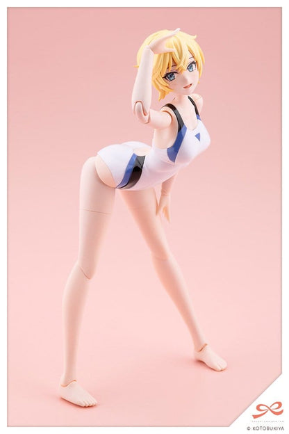 Sousaishojoteien Plastic Model 1/10 Rui Saotome Touou High School Competitive Swimsuit Dreaming Style White Dolphin 16 cm - Kotobukiya Models & Kits
