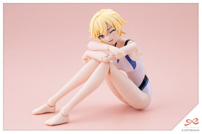 Sousaishojoteien Plastic Model 1/10 Rui Saotome Touou High School Competitive Swimsuit Dreaming Style White Dolphin 16 cm - Kotobukiya Models & Kits