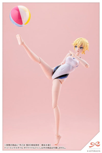 Sousaishojoteien Plastic Model 1/10 Rui Saotome Touou High School Competitive Swimsuit Dreaming Style White Dolphin 16 cm - Kotobukiya Models & Kits