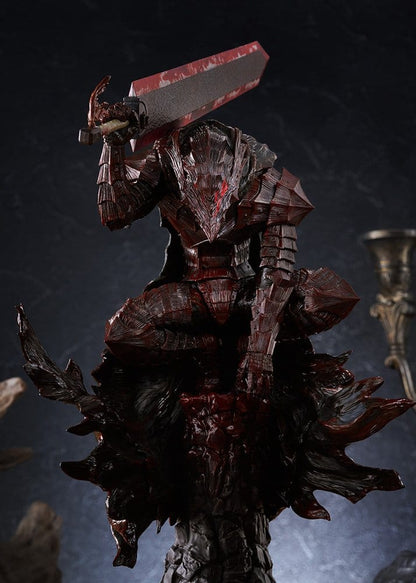 Berserk Pop Up Parade PVC Figure Guts (Berserker Armor): Bloody Paint Ver. L Size 28 cm - Max Factory Statues