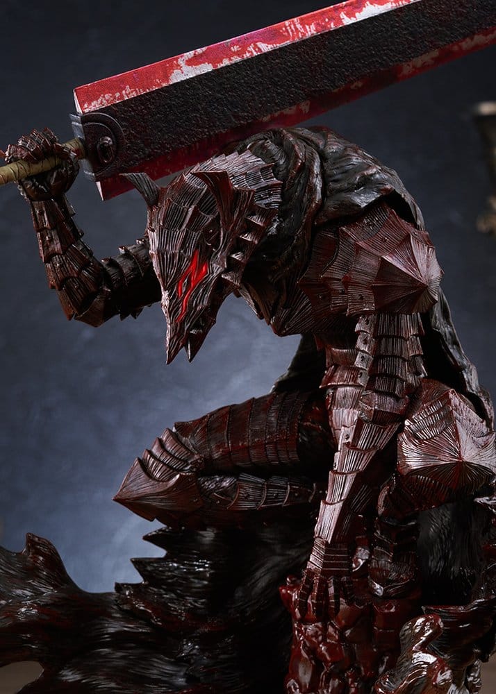 Berserk Pop Up Parade PVC Figure Guts (Berserker Armor): Bloody Paint Ver. L Size 28 cm - Max Factory Statues