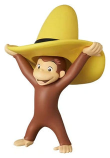 Curious George UDF Mini Figure w/Hat 6 cm - Medicom Mini Figures