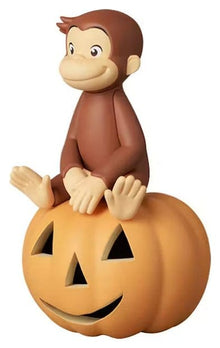 Curious George UDF Mini Figure w/Pumpkin 6 cm - Medicom Mini Figures
