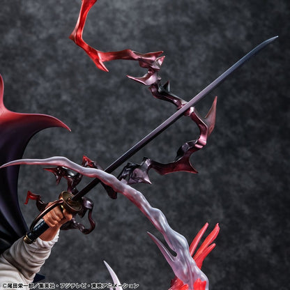 One Piece P.O.P SA-MAXIMUM PVC Statue Leader of Red Hair Pirates Red-Haired Shanks Kamusari 25 cm - Megahouse Statues