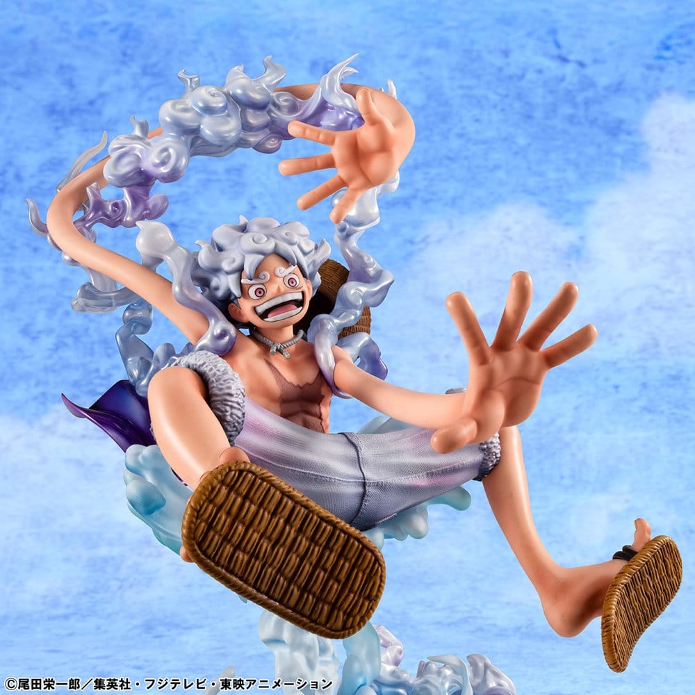 One Piece Portrait.Of.Pirates PVC Figure "Evolutionary History" Monkey D. Luffy "Gear Fifth" 26 cm - Megahouse Statues