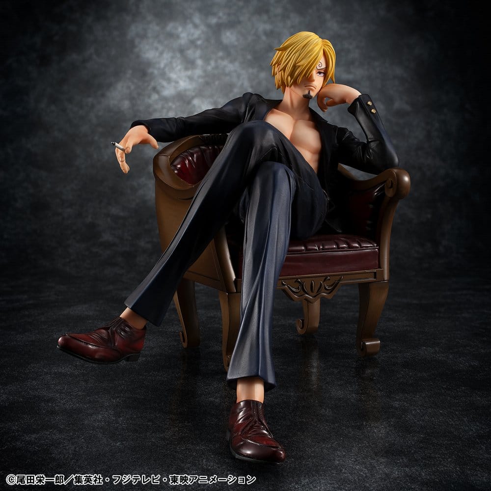 One Piece Portrait.Of.Pirates "S.O.C" PVC Figure Sanji Ver.R 14 cm - Megahouse Statues