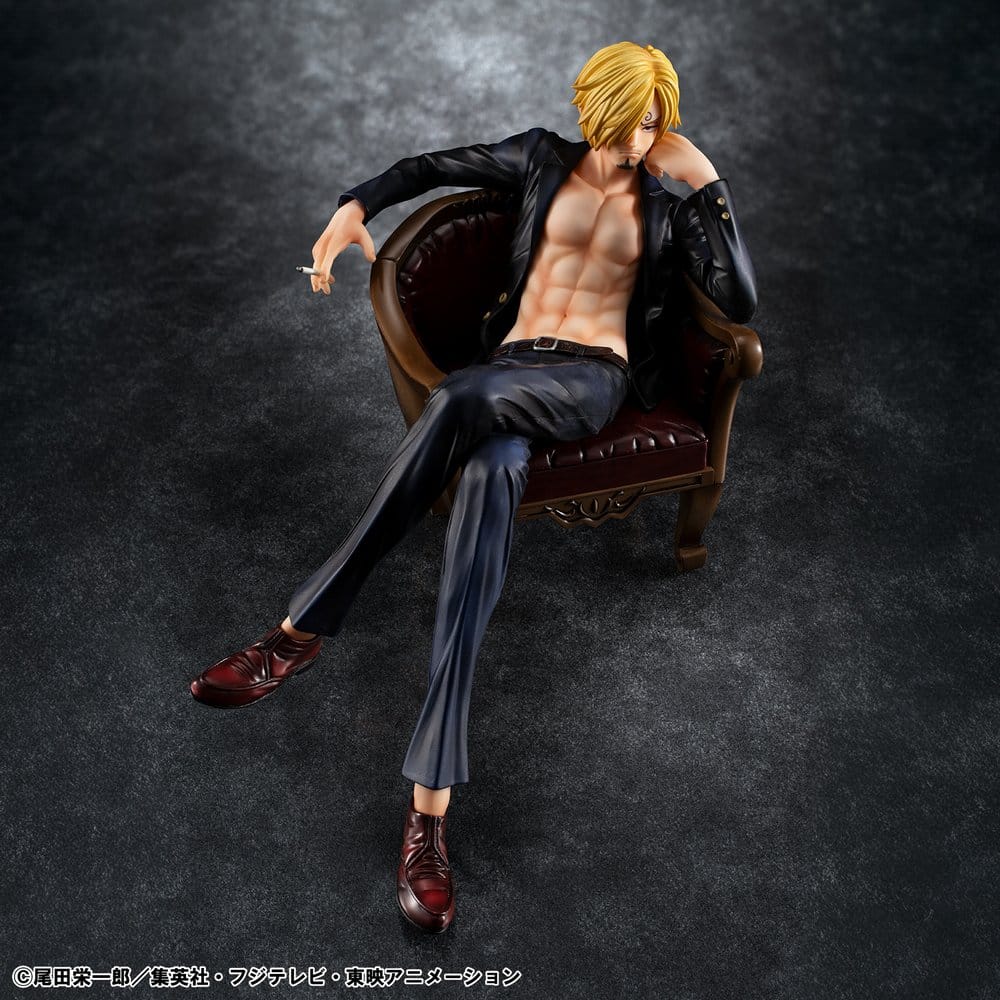 One Piece Portrait.Of.Pirates "S.O.C" PVC Figure Sanji Ver.R 14 cm - Megahouse Statues