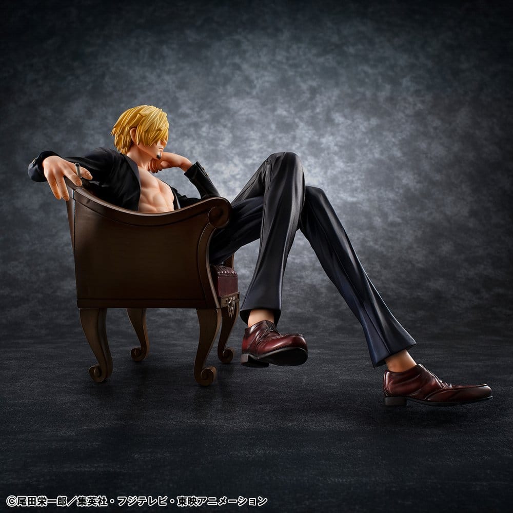 One Piece Portrait.Of.Pirates "S.O.C" PVC Figure Sanji Ver.R 14 cm - Megahouse Statues