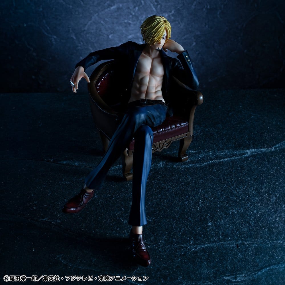 One Piece Portrait.Of.Pirates "S.O.C" PVC Figure Sanji Ver.R 14 cm - Megahouse Statues