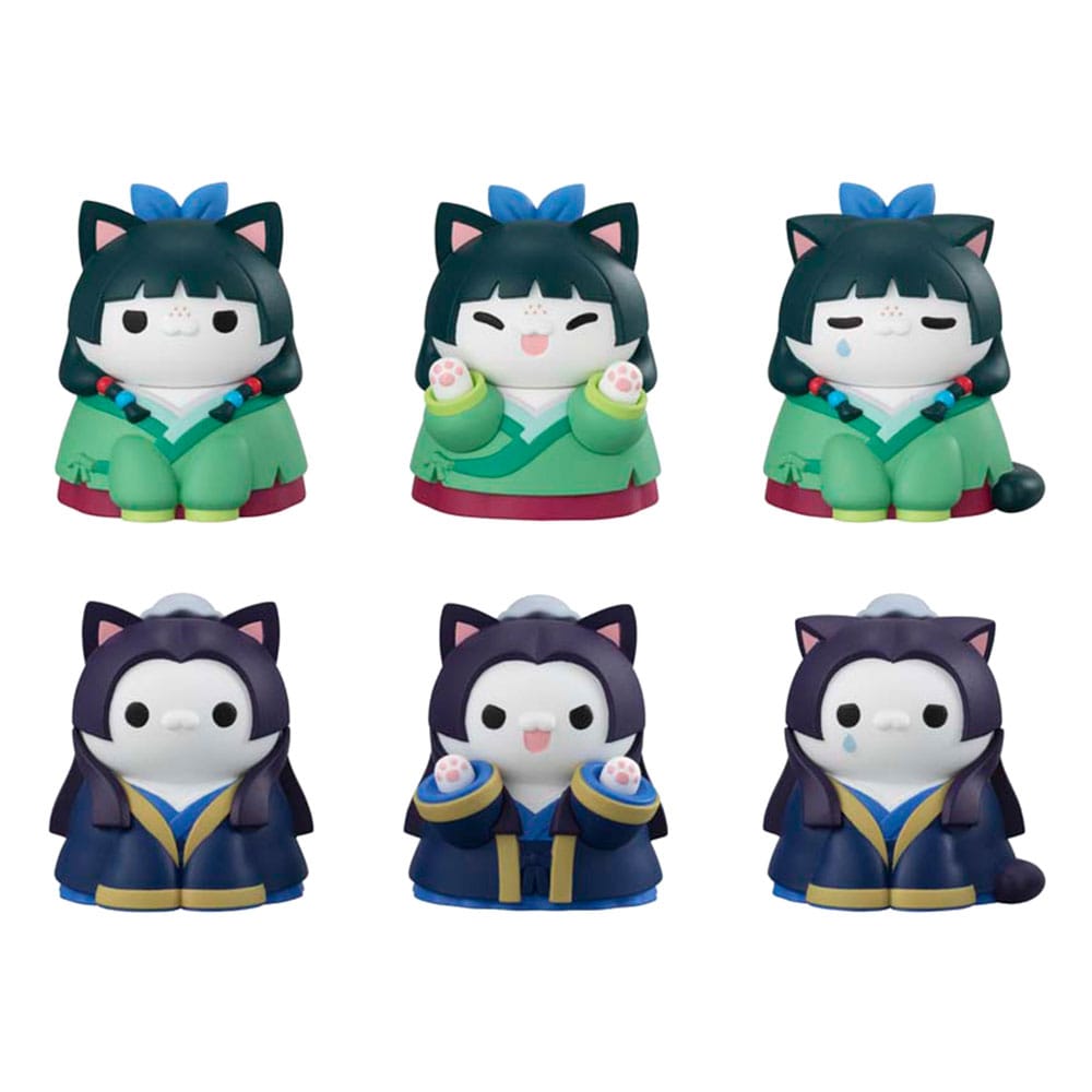 The Apothecary Diaries Mega Cat Project Mini Figures Cats in the Palace! 3 cm Blind Box Display Box Qty 8 (Repeat) - Megahouse Mini Figures, Blind Boxes