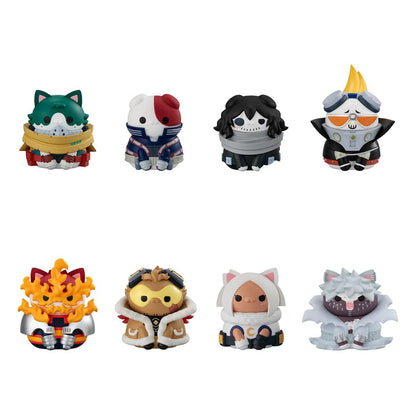 My Hero Academia Mega Cat Project Mini Figures Heroaca Cats No.01 3 cm Blind Box Assortment Box Qty 8 (Repeat) - Megahouse Mini Figures, Blind Boxes