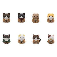 Attack on Titan Mega Cat Project Mini Figures Attack on Tinyan Gathering Scout Regiment danyan! 3 cm Blind Box Display Box Qty 8 (Repeat) - Megahouse Blind Boxes