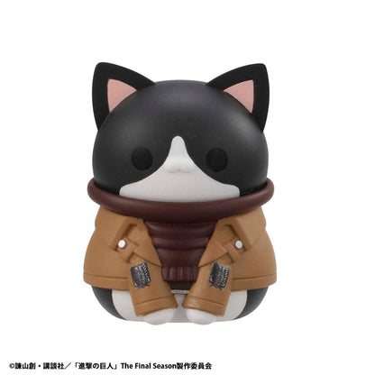 Attack on Titan Mega Cat Project Mini Figures Attack on Tinyan Gathering Scout Regiment danyan! 3 cm Blind Box Display Box Qty 8 (Repeat) - Megahouse Mini Figures, Blind Boxes