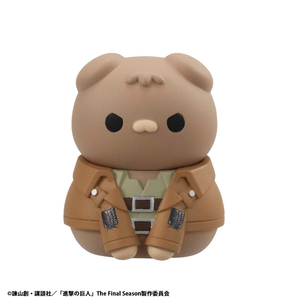 Attack on Titan Mega Cat Project Mini Figures Attack on Tinyan Gathering Scout Regiment danyan! 3 cm Blind Box Display Box Qty 8 (Repeat) - Megahouse Mini Figures, Blind Boxes