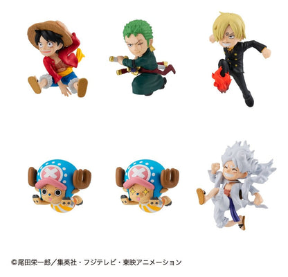 One Piece Tobimas Mini Figures 5 cm Blind Box Display Box Qty 6 (Repeat) - Megahouse Mini Figures, Blind Boxes
