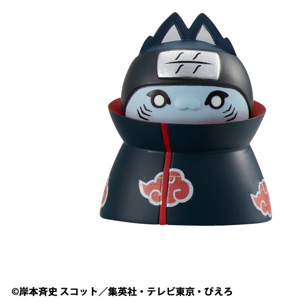 Naruto Shippuden Mega Cat Project Trading Figure Defense Battle of Village of Konoha! 3 cm Nyaruto! Blind Box Assortment Box Qty 8 (re-run) - Megahouse Mini Figures, Blind Boxes