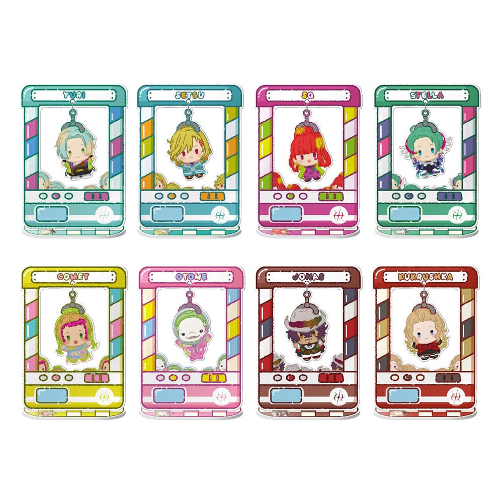 Gnosia Acrylic Figure Chara Catcher Vol. 1 Blind Box Display Box Qty 8 - Megahouse Mini Figures, Blind Boxes