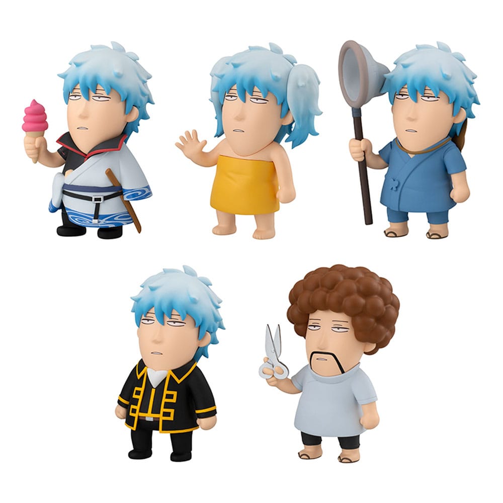 Gintama x Okawabukubu Trading Figure We love Ginsan  Blind Box Assortment Box Qty 6 - Megahouse Mini Figures, Blind Boxes