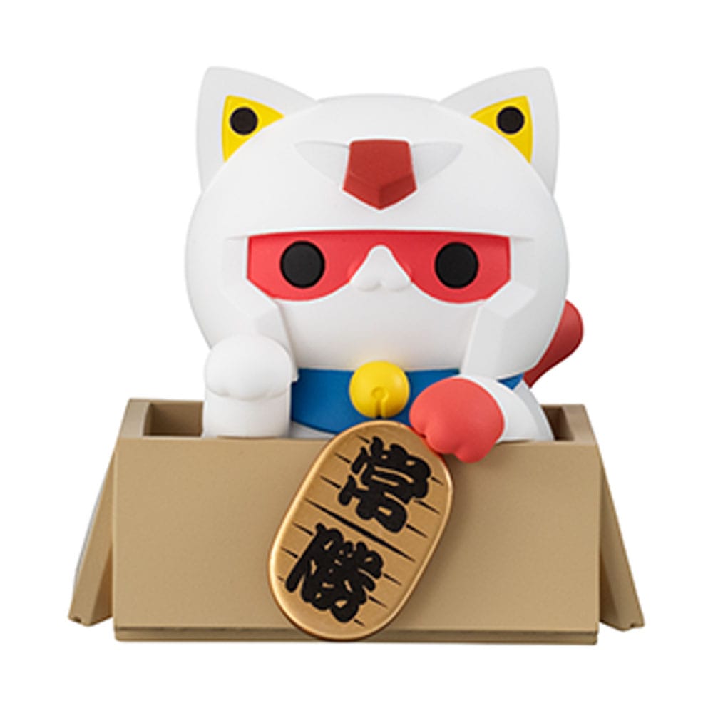 Mobile Suit Gundam Mega Cat Project Nyandam Trading Figure Luckycat 6 cm Blind Box Assortment Box Qty 6 - Megahouse Mini Figures, Blind Boxes