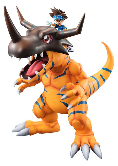 Digimon Adventure Precious G.E.M. Series PVC Figure Greymon & Taichi Yagami 25 cm (Repeat) - Megahouse Statues