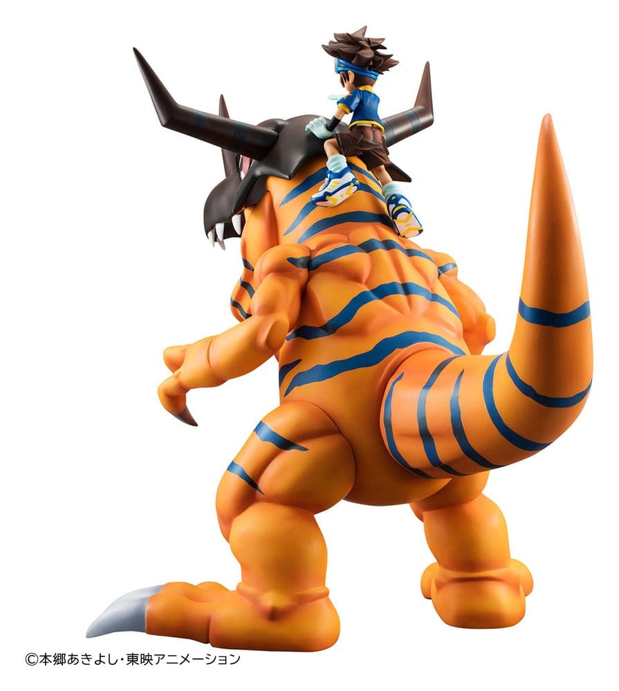 Digimon Adventure Precious G.E.M. Series PVC Figure Greymon & Taichi Yagami 25 cm (Repeat) - Megahouse Statues