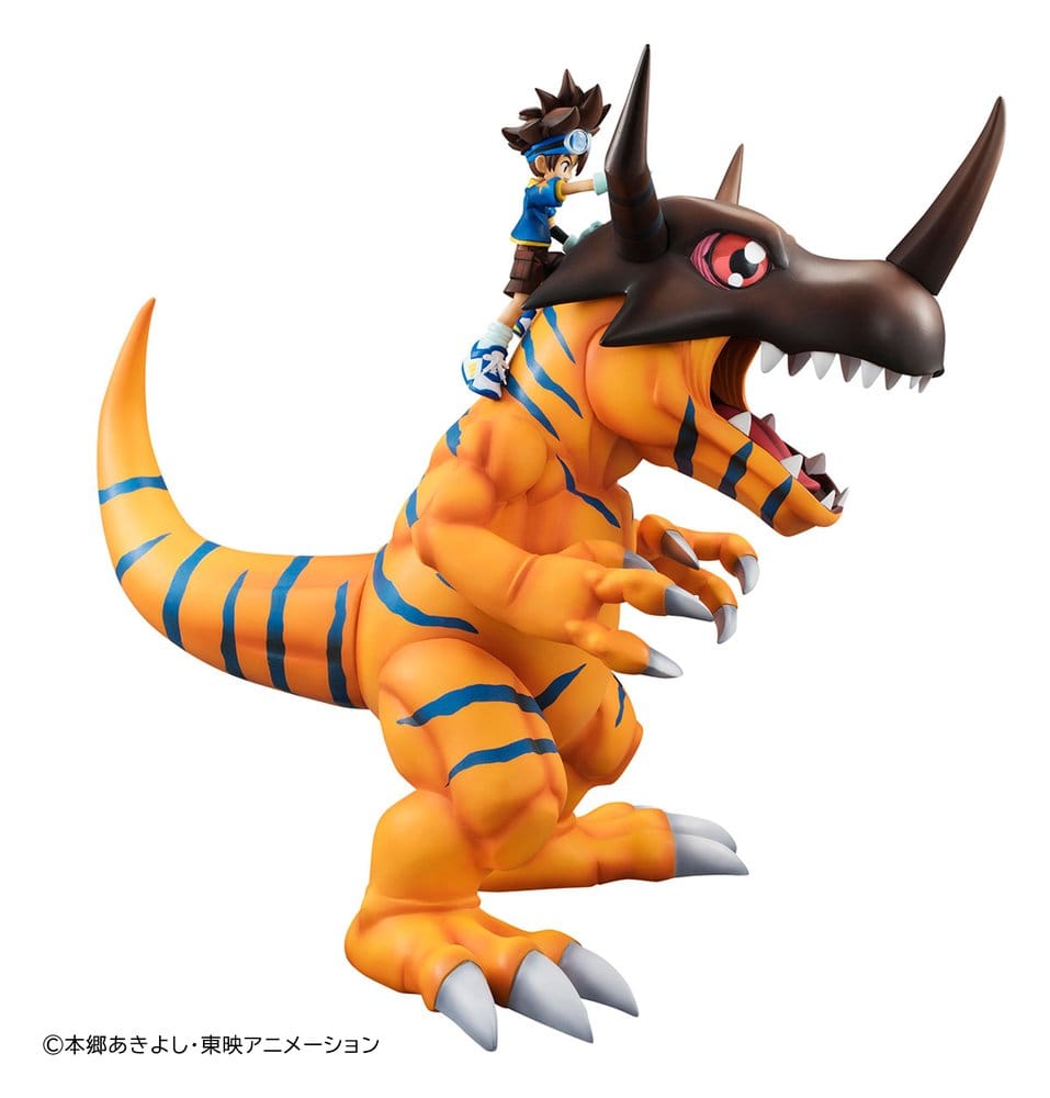 Digimon Adventure Precious G.E.M. Series PVC Figure Greymon & Taichi Yagami 25 cm (Repeat) - Megahouse Statues
