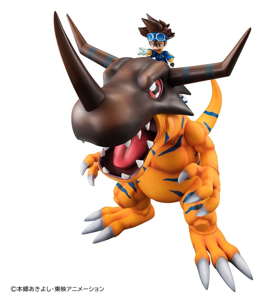 Digimon Adventure Precious G.E.M. Series PVC Figure Greymon & Taichi Yagami 25 cm (Repeat) - Megahouse Statues