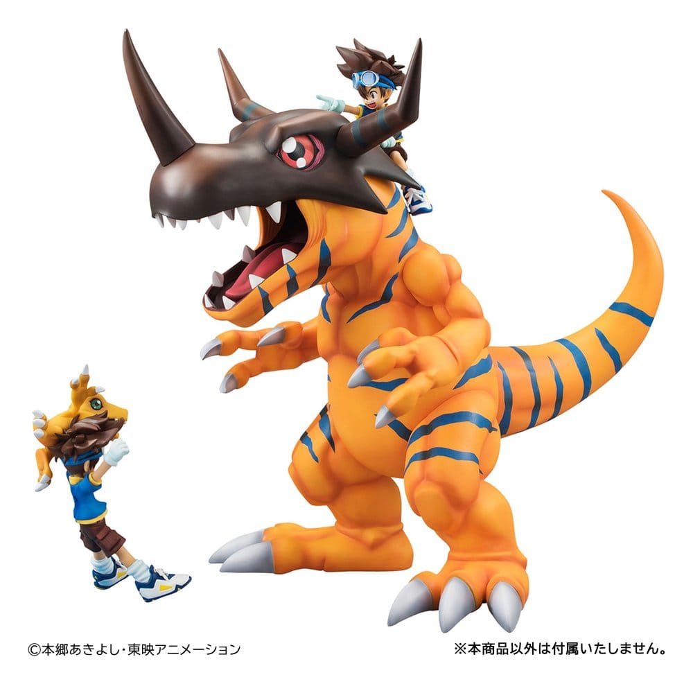 Digimon Adventure Precious G.E.M. Series PVC Figure Greymon & Taichi Yagami 25 cm (Repeat) - Megahouse Statues