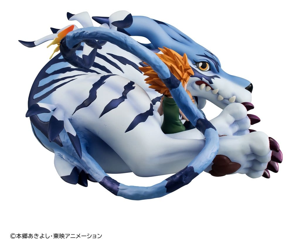 Digimon Adventure G.E.M. Series PVC Figure Garurumon & Ishida Yamato 25 cm (Repeat) - Megahouse Statues