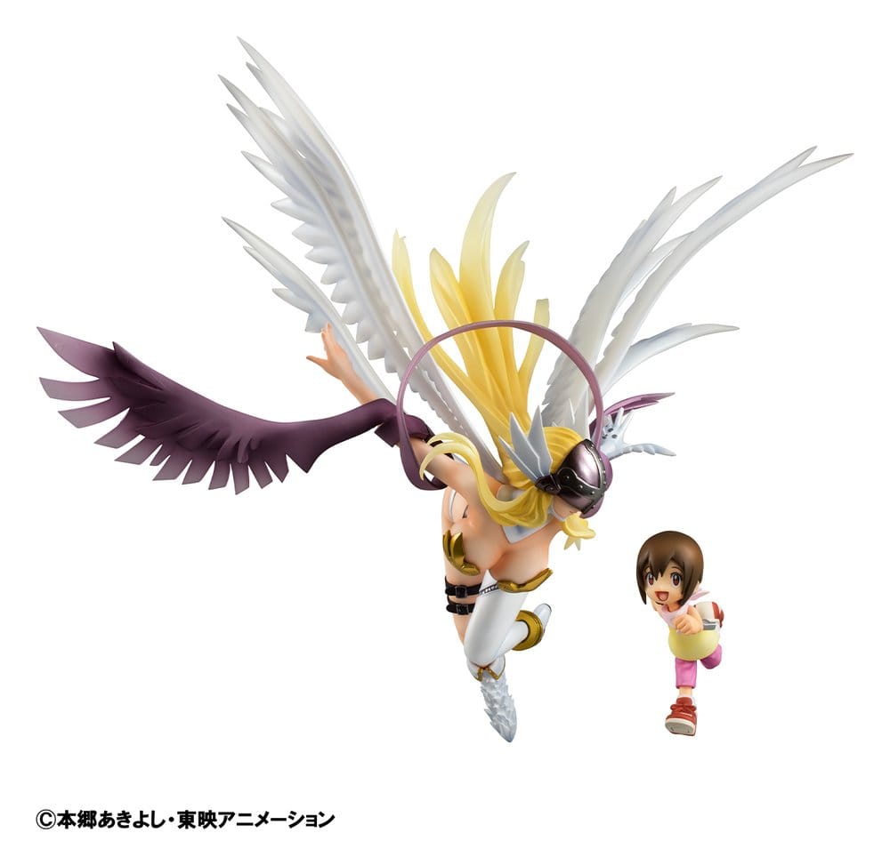 Digimon Adventure Precious G.E.M. Series PVC Statue Angewomon & Hikari Yagami 22 cm - Megahouse Statues