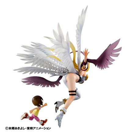 Digimon Adventure Precious G.E.M. Series PVC Statue Angewomon & Hikari Yagami 22 cm - Megahouse Statues