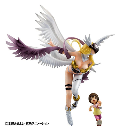Digimon Adventure Precious G.E.M. Series PVC Statue Angewomon & Hikari Yagami 22 cm - Megahouse Statues